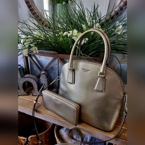Kate Spade handbag and wallet set